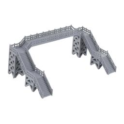 Conjunto De Construção De Passarela De Trem Em Miniatura, Modelo Ferroviário, Dioramas - Image 2