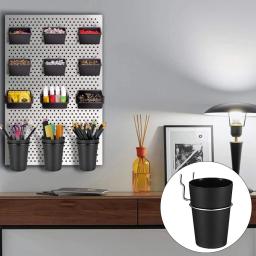 6 conjuntos de acessórios de suporte de copo pegboard para sala de artesanato cestas de gancho organizador de fita ferramenta de parafuso - Image 4