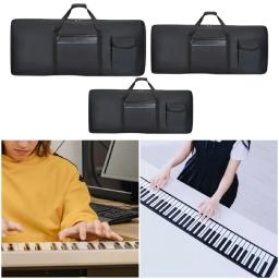Estojo acolchoado do teclado com alças de mochila, 61 teclas, estojo, piano eletrônico - Image 3