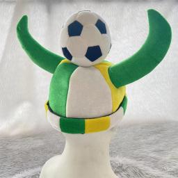 Fontes do partido do tema do futebol para homens, Headwear extravagante, Headdress para fãs do esporte - Image 5