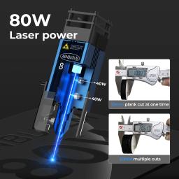 Máquina Gravadora Para Madeira CNC AENBUSLM Cabeça De Gravação, Ferramentas De Corte, Kits De Assistência De Ar, Módulo Laser 40W, 24V, 450nm - Image 2