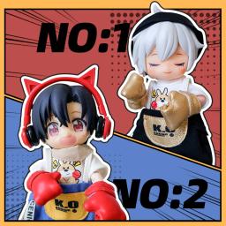 Ob11 roupas canguru babador manga curta luvas de boxe terno para molly, ymy, obitsu11, gsc, 1/12bjd sapatos boneca acessórios - Image 4