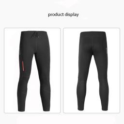 Calças de mergulho em neoprene para homens, surf e pesca, calças compridas com alça ajustável, manter aquecido, mergulho livre, 1,5mm - Image 3