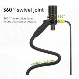 X7000 Aparelho De Respiração De Mergulho Portátil, Kit De Equipamentos De Mergulho E Snorkeling, Rebreather De Mergulho, 4L - Image 4