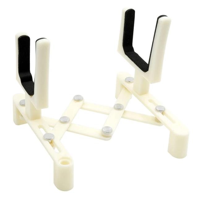 Suporte de Violino Dobrável e Portátil com Ajuste de Altura e Acessórios Retráteis para Instrumentos Musicais