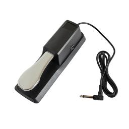 Teclado Piano Pedal Polaridade Switch Anti Slip Sustain Pedal para Treinamento Reparação Performance Music Instrument Parts Exercício - Image 2
