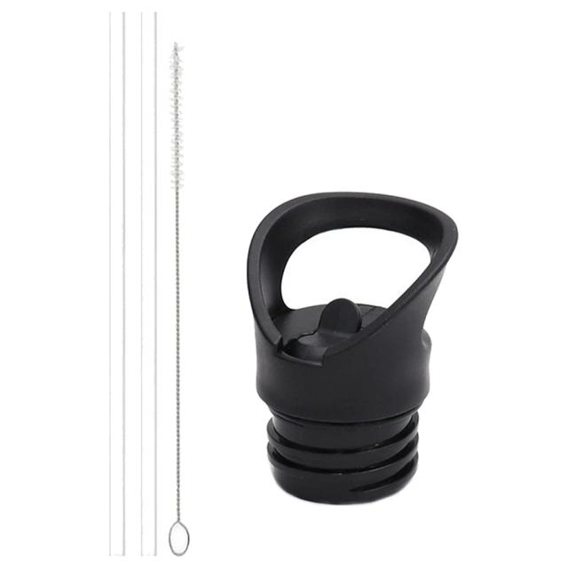 Tampas Isoladas 4 em 1 para Garrafa de Água com Escova de Limpeza para Praticantes de Esportes