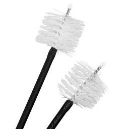 3 pçs conjunto kit de escova de limpeza trompete branco pistão escova trompete bocal limpador escova flexível instrumento bronze peças limpas - Image 5