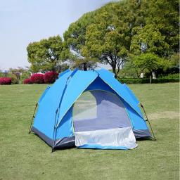 Tenda de acampamento totalmente automática, para 1-2/3-4 pessoas, à prova de chuva, à prova de vento, anti-uv, barracas ao ar livre para praia, viagem, mochilão, caminhada - Image 2