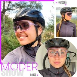 Scvcn ciclismo óculos para homens e mulheres, óculos esportivos fotocromáticos, bicicleta de vidro, bicicleta MTB, equitação, óculos de pesca, UV400, novo - Image 4