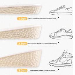 Palmilhas para Sapatos Respirável Aumentar Salto Inserir Almofada Almofada Unisex Altura Aumento Palmilha Boost Homem Sapatos das Mulheres Sneakers Novo - Image 6