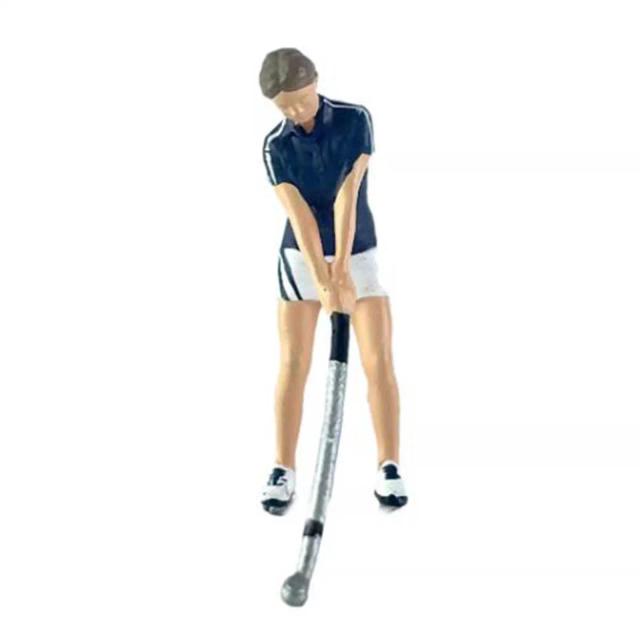 Figuras Colecionáveis de Resina em Miniatura 1:64 para Cenários e Dioramas - Conjunto com 4 Peças