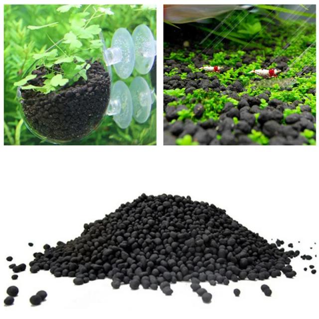 Base de água para aquário de 50 a 500g com solo, cascalho, musgo e grama ideal para tanques de peixe
