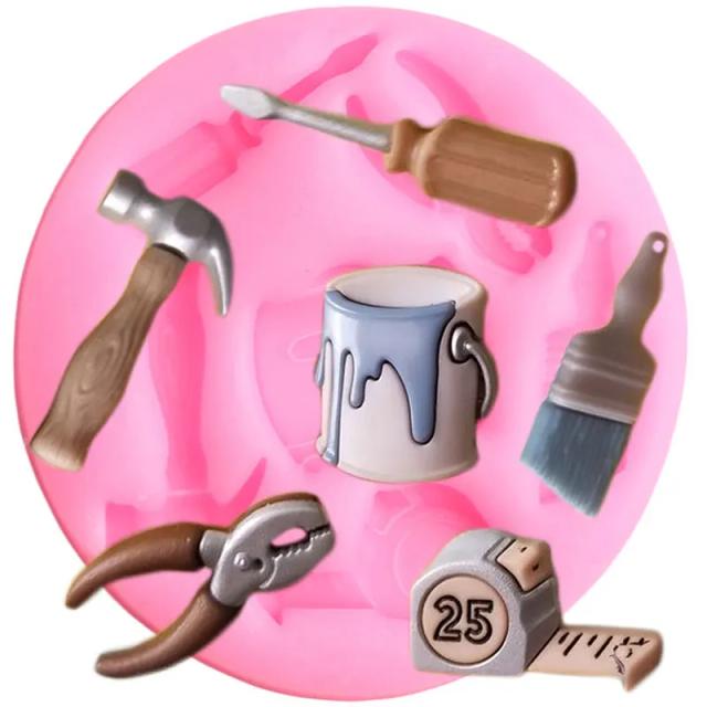 Conjunto Completo de Ferramentas de Silicone para Decoração de Bolos e Doces