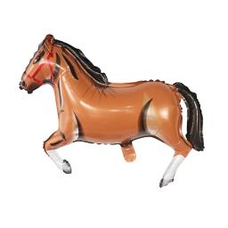 Balões de folha em forma de cavalo animal, decoração do partido do tema do aniversário, chuveiro do bebê, festa do vaqueiro, suprimentos Air Globos, brinquedos das crianças, 4pcs - Image 4