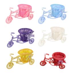 Cesta De Flor Artificial De Bicicleta, Vaso Decorativo Bicicleta Em Forma De Planta Rack, Suporte De Planta Para Festa De Aniversário, Jardim Interior, Casamento - Image 1