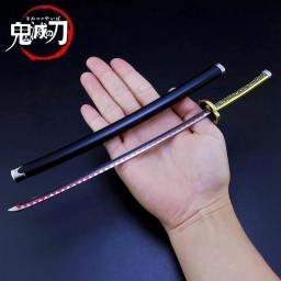 Demon Slayer Cosplay Espada de Metal, Espadas Katana Real, Adereços prontos para batalha, Arma Anime, Sem Borda, Decoração Do Quarto - Image 3