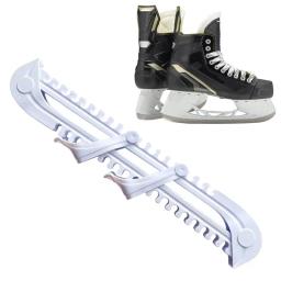 Protetor de skate de hóquei no gelo, design universal com ranhura, anti-colisão, equipamento de proteção para patinação artística com ajustável - Image 1