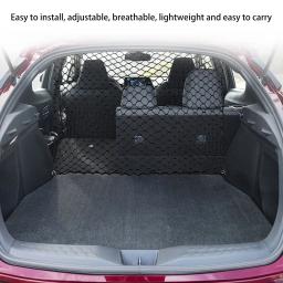Dog Protection Net with Hooks, Pet Separation Fence, Safety Barrier, Coisas para Dog Supplies, Fit for Any Vehicle, Car Boot, 120cm - Image 6