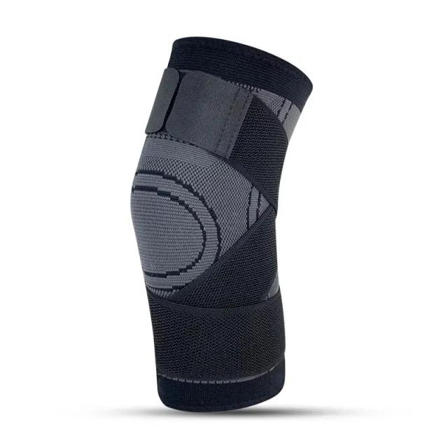 Manga de Compressão de Joelho com Alças Ajustáveis para Corrida e Treino - Suporte O Dia Todo