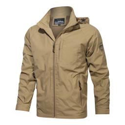 Jaqueta de alpinismo masculina, blusa Sprint, à prova de vento, casual, solta, cor sólida, versátil, grande, casaco ao ar livre, novo, 2022 - Image 4