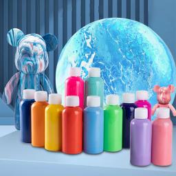 Profissional Tinta Acrílica Pigmento Líquido, Handmade Graffiti, Bearbrick Estátua, Colorir, Arte Suprimentos, DIY, 60ml por Garrafa, 24 Cores - Image 1