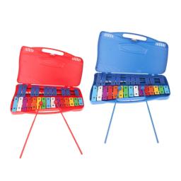 Glockenspiel 25 Note Xilofone Infantil, Instrumento Musical Profissional, Instrumentos de Percussão, Xilofone com Estojo - Image 1