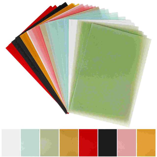 Conjunto de 50 Folhas de Papel Kraft A4 para Transferência e Esboço em Papel Vegetal e Sulfite