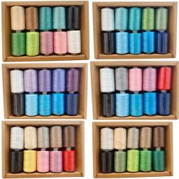 Poliéster Kit de Linha De Costura, Carretéis de Linha para Mão e Máquina, 1, 10, 12 Cores - Image 6
