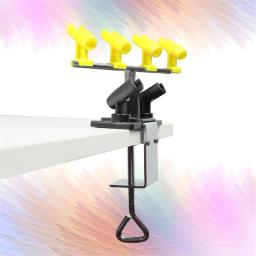 Universal Airbrush Stand Holder, Rotação de 360 °, Pistola de Peças, Airbrush Acessórios, Braçadeira, Detém Até 6 Airbrush - Image 4