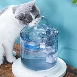 1-6 elementos de algodão do filtro da substituição da fonte de água do gato dos pces ativado para gatos cães pet beber acessórios do alimentador automático da bacia - Image 3