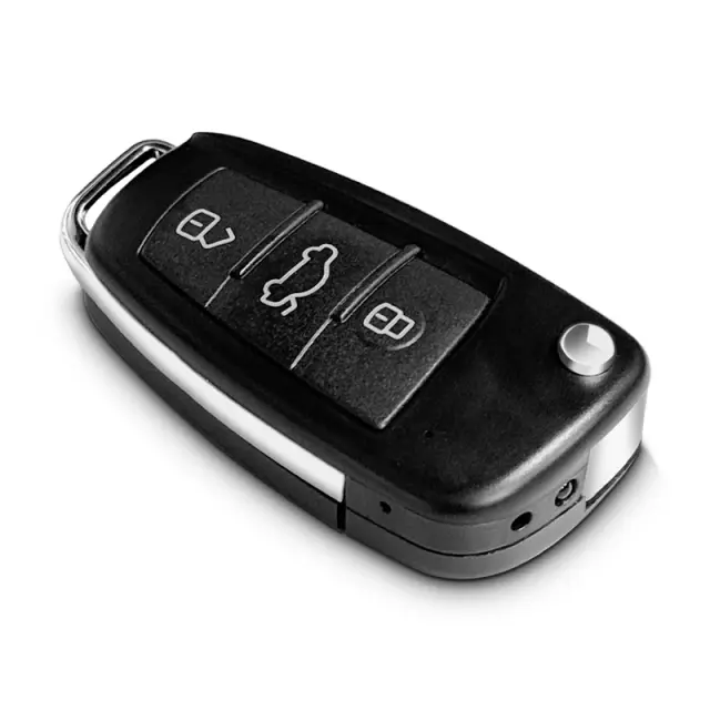 Gravador de Voz Digital Portátil com 32GB, Som Profissional e Design em Forma de Chave de Carro para Reuniões