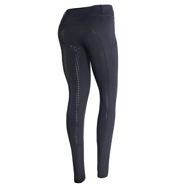 Calças de equitação feminina silicone cintura alta perneiras a cavalo