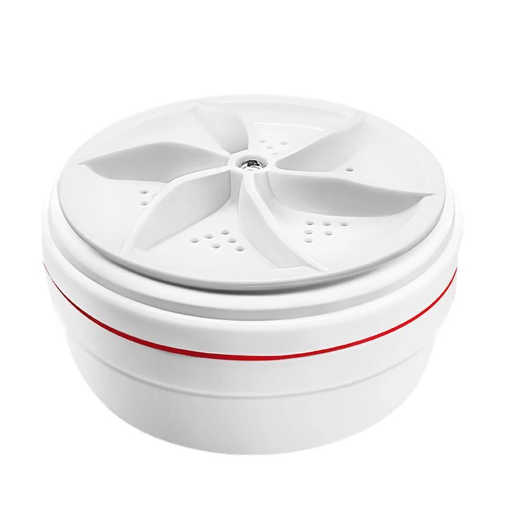 Mini máquina de lavar roupa com turbina giratória USB, Máquina de lavar roupa portátil para meias e roupas íntimas, Pratos para viagem, casa, viagem de negócios - Image 1