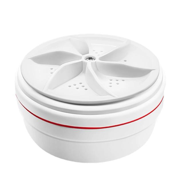 Mini máquina de lavar roupa portátil USB com turbina giratória para roupas íntimas e pequenos itens, ideal para casa e viagens