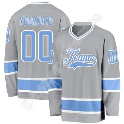Colorido Hóquei Jersey, Nome Personalizado Equipe Logotipo Número Pulôver, Mangas Compridas, 3DPrint, Harajuku Casual Engraçado Moletons, Nova Moda - Image 1