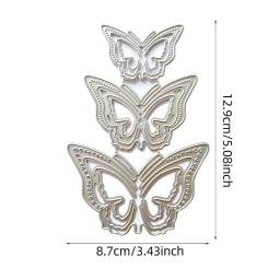 Molde corte para gravação borboletas, cortes relevo para fazer cartões, álbum scrapbooking diy, artesanato papel - Image 5