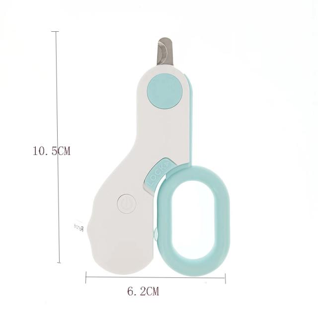 Cortador de Unhas para Gatos e Cachorros com Luz - Tesoura Profissional para Cuidados de Pets