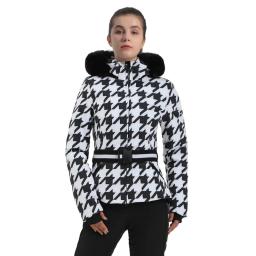 Gsou 2024 nova jaqueta de esqui das mulheres espessamento snowboard macacão feminino inverno à prova vento à prova dwindproof água respirável roupas casaco de esqui - Image 5