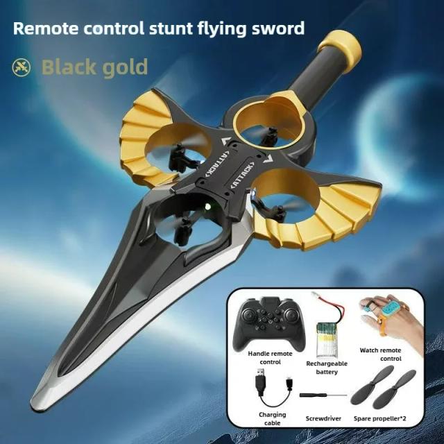Drone Espada Voadora RC Acrobático 3 Velocidades LED
