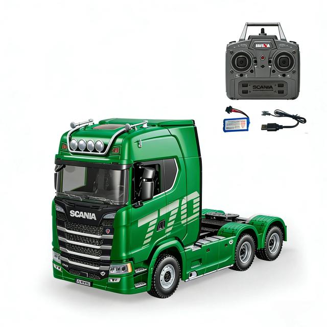 Huina 1501 770s Trator 1/18 2.4G Caminhão de Reboque 19CH com Som e Luzes