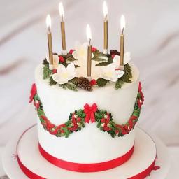 Guirlanda do silicone para o Natal, sugarcraft, queque, molde do cozimento, ferramentas da resina, fondant do chocolate, ferramentas da decoração do bolo - Image 2