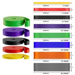 Faixas de resistência exercício elástico casa yoga equipamentos de ginástica acessórios esportes power pull-up assist banda musculação - Image 2
