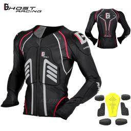 Motocross armadura peito ombro cotovelo protetor motocicleta equipamentos de proteção esqui skate snowboard jaqueta protetora - Image 1