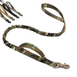 2 lidar com trela de treinamento do cão tático bungee pet gato coleira de cachorro liberação rápida elástica leva corda militar treinamento do cão coleira de náilon - Image 1