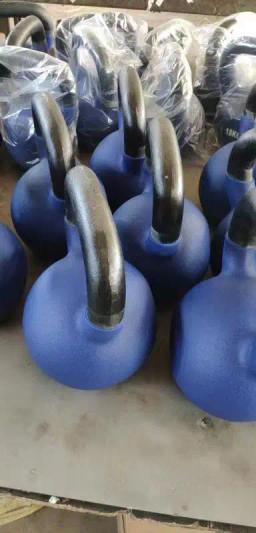 Vinil colorido Kettlebell para uso doméstico, ginásio Fitness levantamento equipamentos, China atacado - Image 3