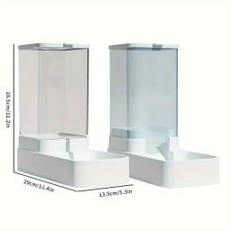 Conjunto automático de comida e água, alimentador de gravidade plástica, 1pc, 2pcs - Image 3