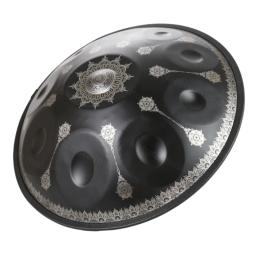 Tambor profissional de língua de aço, tambor handpan autêntico, D Major, percussão de ioga e meditação, 432 Hz, 440 Hz, 9, 10, 12 notas - Image 2