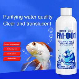 300ml purificador de água agentes removedores de algas peixes vida de água seguro eficaz aquário condicionador de água peixe saúde removedor de algas - Image 4