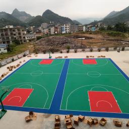 Beable elevar o seu jogo com o nosso profissional-grau de bloqueio quadra de basquete piso ao ar livre multi esportes - Image 3